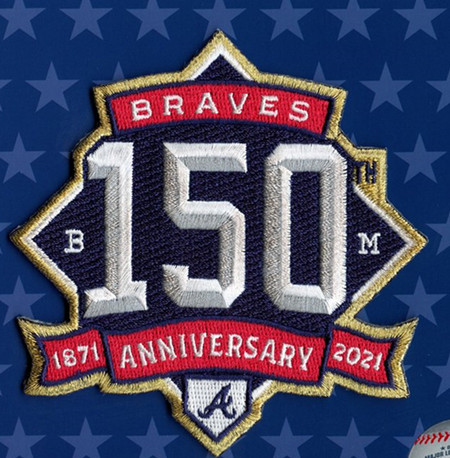 Atlanta Braves 150th patch