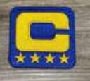 BLUE FOUR STAR PATCH