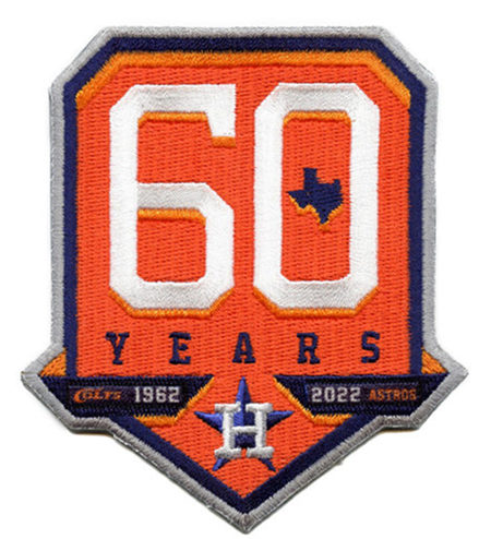 Houston Astros 60TH Patch