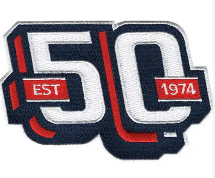 Washington Capitals 50th Anniversary Jersey Patch