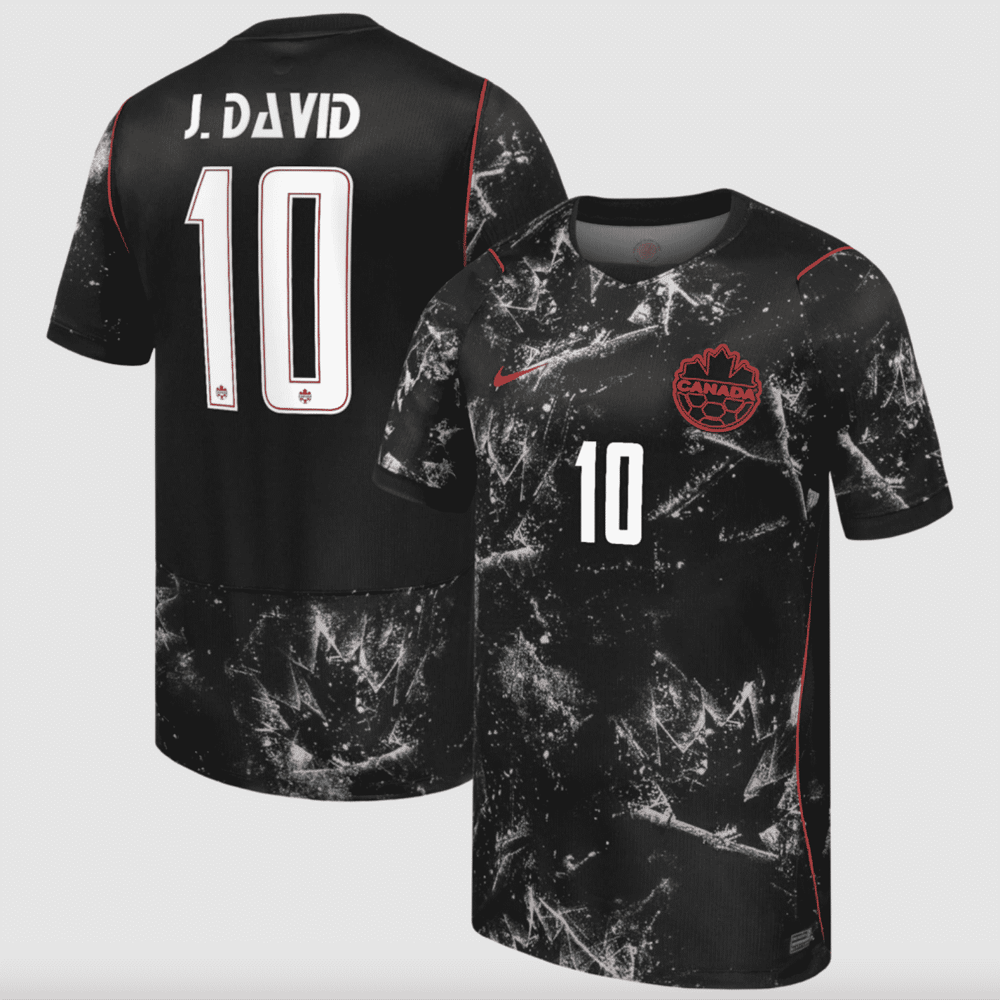 #10 Jonathan David Canada Soccer Nike 2026 Away Stadium Replica Jersey 