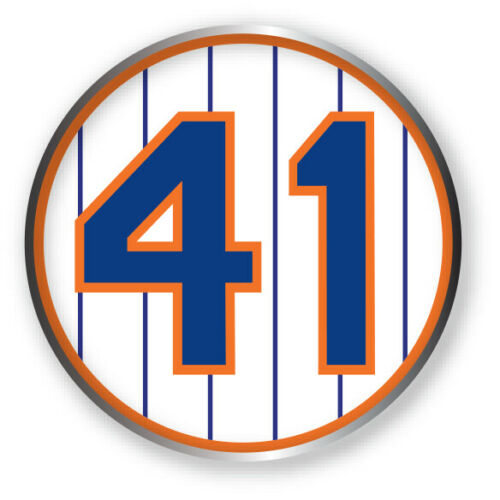 #41 Tom Seaver New York Mets 2021 anniversary Jersey Patch
