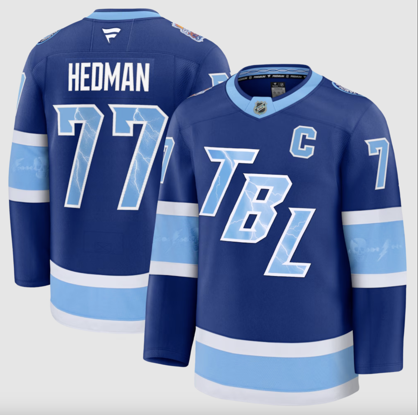 #77 Victor Hedman Tampa Bay Lightning Fanatics 2026 NHL Stadium Series Premium Jersey