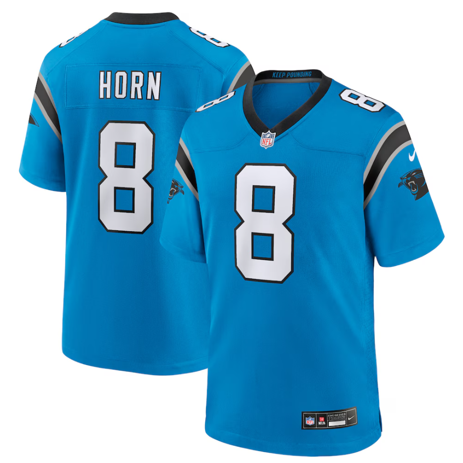 #8 Jaycee Horn Carolina Panthers Nike Alternate Game Jersey