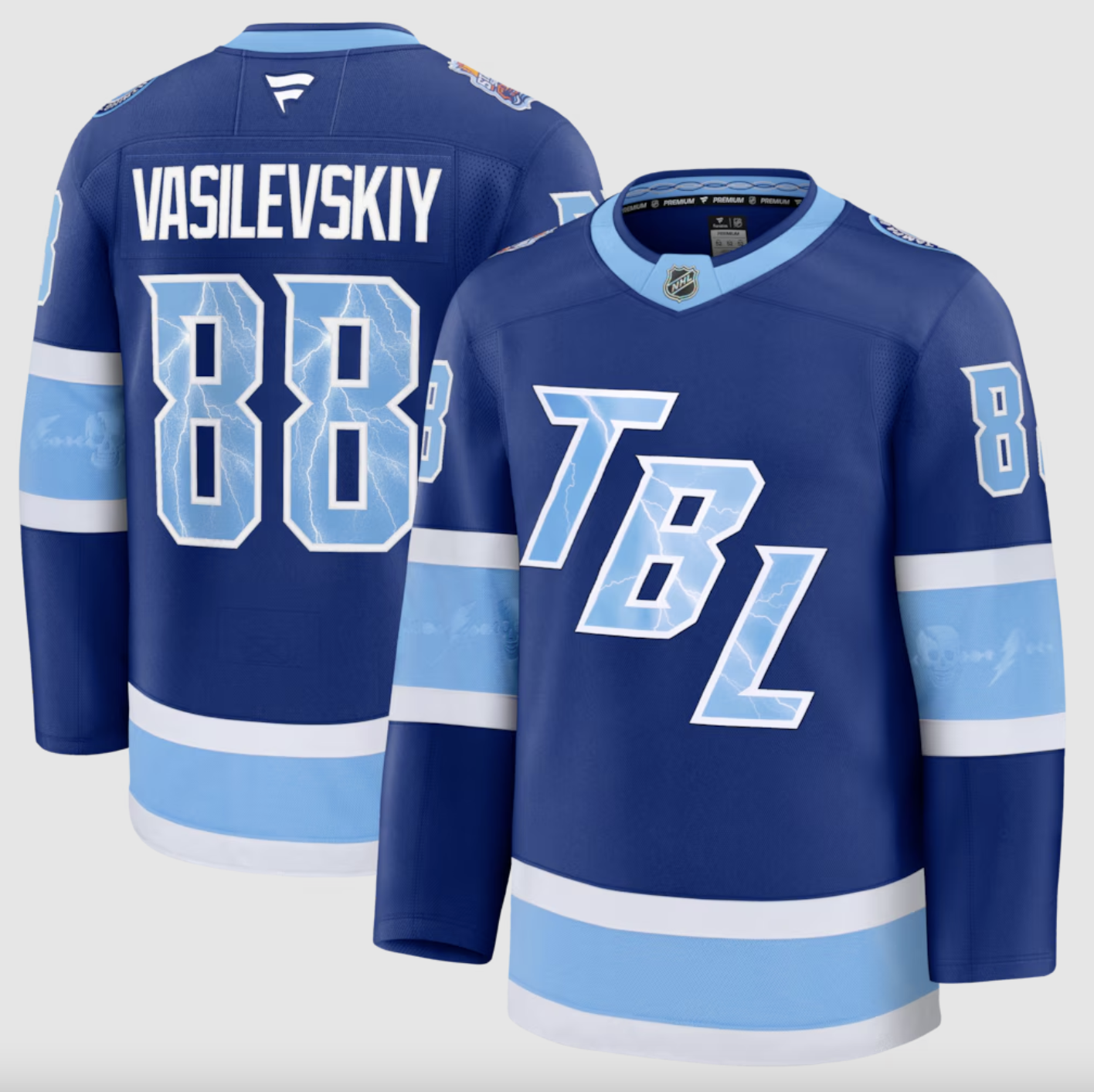 #88 Andrei Vasilevskiy Tampa Bay Lightning Fanatics 2026 NHL Stadium Series Premium Jersey