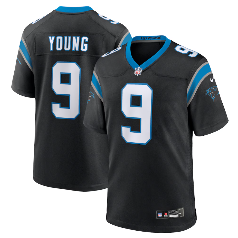 #9 Bryce Young Carolina Panthers Nike Team Game Jersey