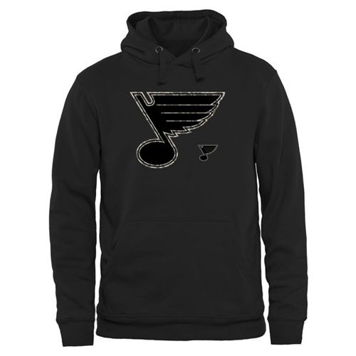 St. Louis Blues Black Rink Warrior Pullover Hoodie