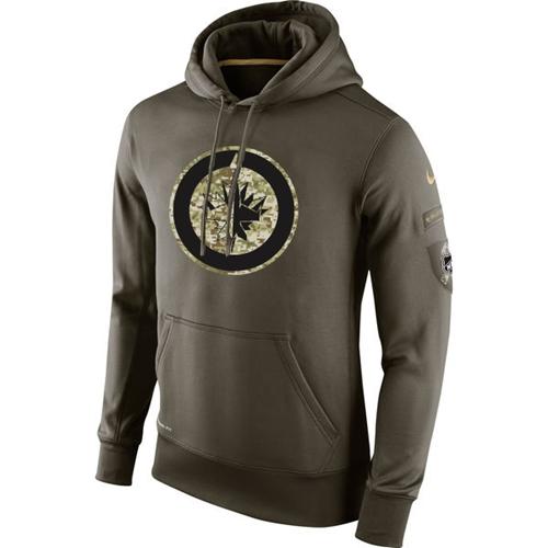 Winnipeg Jets Nike Salute To Service NHL Hoodie