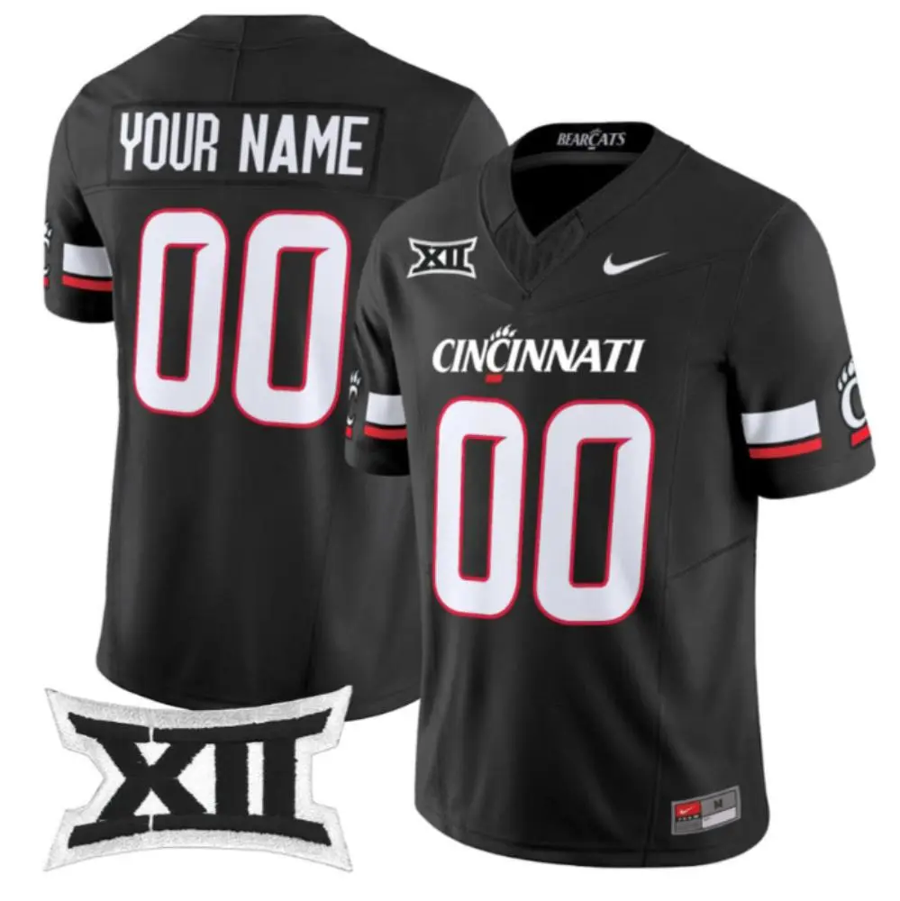  Cincinnati Bearcats Custom 2025 CLASSIC Black Vapor F.U.S.E.Limited Football Jersey 