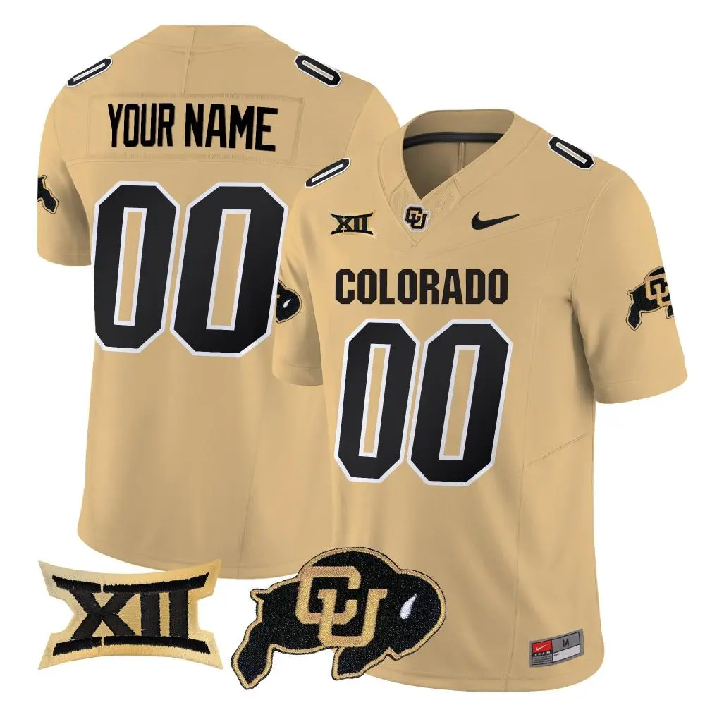  Colorado Buffaloes Custom 2025 Yellow College Football Limited Jersey 
