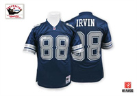  Dallas Cowboys #88 Michael Irvin Navy Blue Throwback Jersey 