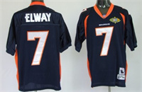  Denver Broncos #7 John Elway Blue Super Bowl Throwback Jersey 