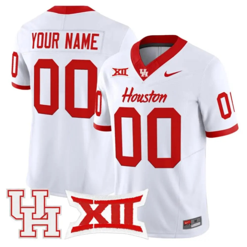  Houston Cougars Custom 2025 White Vapor F.U.S.E. Limited Jersey 
