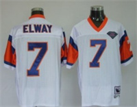  Kid's Denver Broncos #7 John Elway White Throwback Jersey 