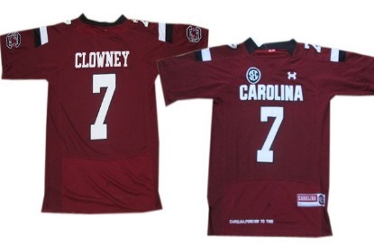  Kid's South Carolina Gamecocks #7 Jadeveon Clowney 2013 Red Jersey 