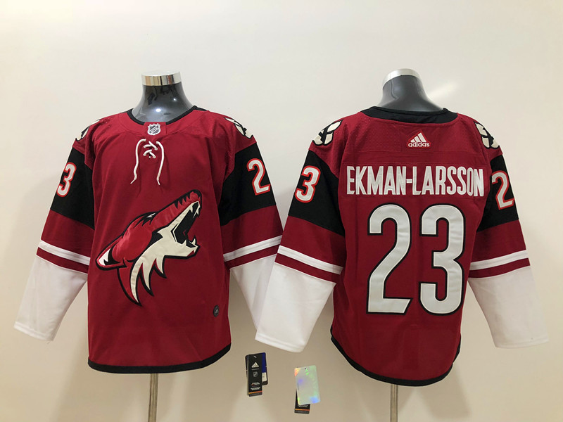  Men's Arizona Coyotes #23 Oliver Ekman-Larsson adidas Maroon Jersey 