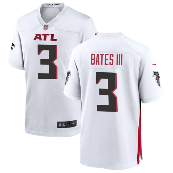  Men's Atlanta Falcons #3 Jessie Bates III Nike White Vapor Limited Jersey 