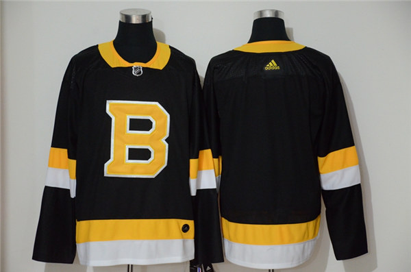  Men's Boston Bruins Blank adidas Third Black Retro1948 Jersey 