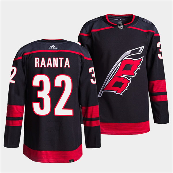  Men's Carolina Hurricanes #32 Antti Raanta Adidas Black Alternate Player Jersey 