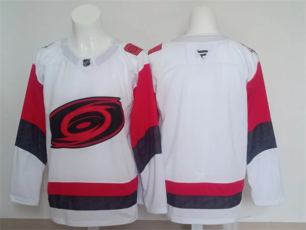  Men's Carolina Hurricanes Blank Fanatics 2025 White Away Team Jersey  