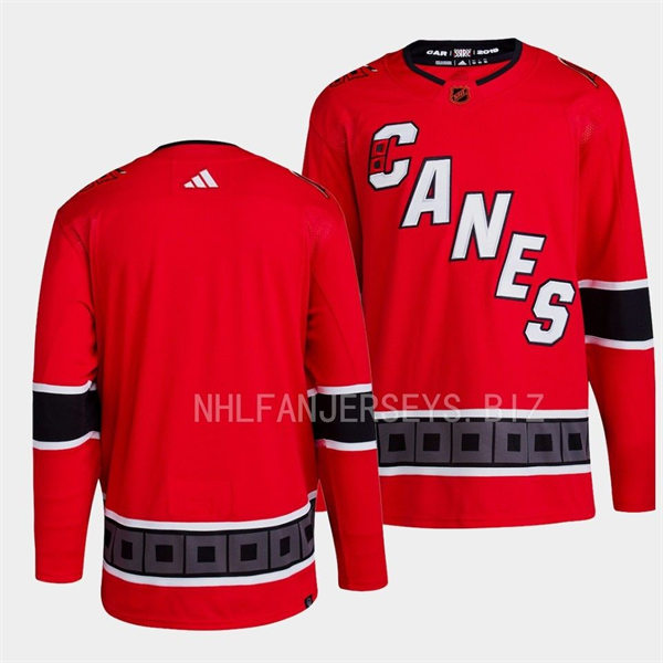  Men's Carolina Hurricanes Blank Red 2022 Reverse Retro Team Jersey 
