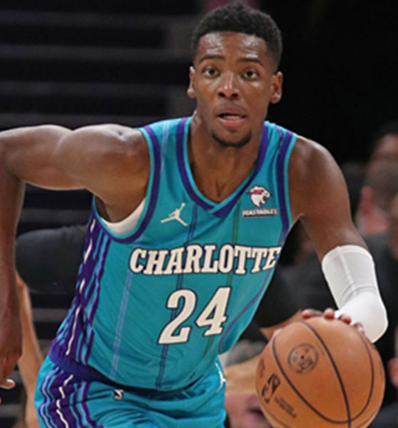  Men's Charlotte Hornets #24 Brandon Miller 2023-24 Teal Classic Edition Swingman Jersey 