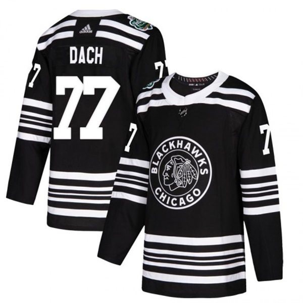  Men's Chicago Blackhawks #77 Kirby Dach Adidas 2019 NHL Winter Classic Jersey 