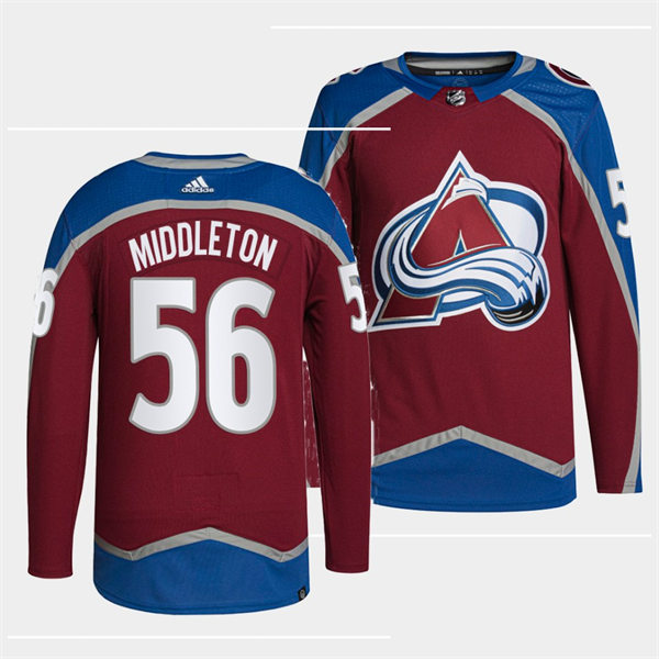  Men's Colorado Avalanche #56 Kurtis MacDermid Burgundy Home Primegreen Player Jersey 