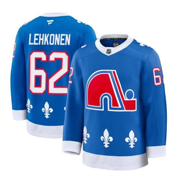  Men's Colorado Avalanche #62 Artturi Lehkonen Fanatics Blue Heritage Premium Jersey 