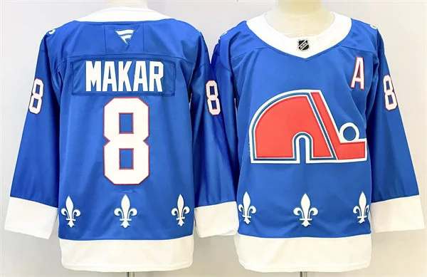  Men's Colorado Avalanche #8 Cale Makar Fanatics Blue Heritage Premium Jersey 