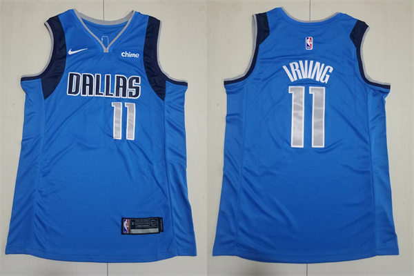  Men's Dallas Mavericks #11 Kyrie Irving Nike Blue Icon Edition Jersey 