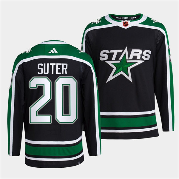  Men's Dallas Stars #20 Ryan Suter 2022 Reverse Retro Special Edition 2.0 Primegreen Jersey 