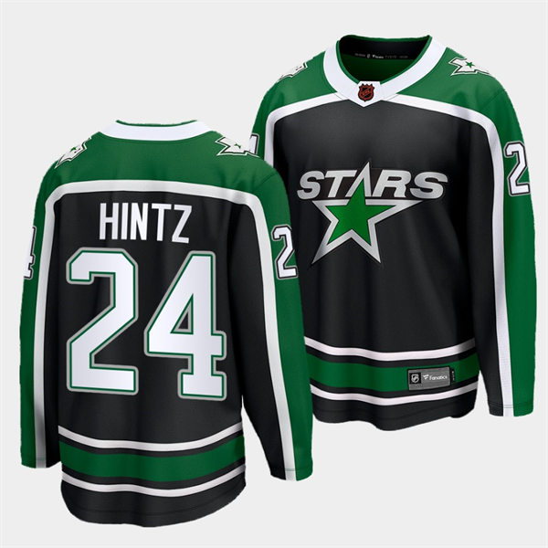  Men's Dallas Stars #24 Roope Hintz  2022 Reverse Retro Special Edition 2.0 Primegreen Jersey 