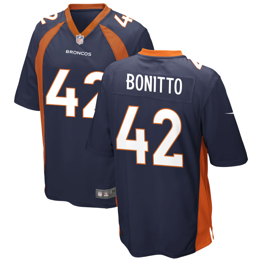  Men's Denver Broncos #42 Nik Bonitto Nike Navy Vapor Untouchable Limited Jersey 