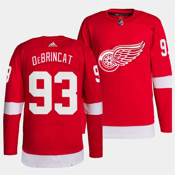  Men's Detroit Red Wings #93 Alex DeBrincat  Adidas Home Red Jersey 
