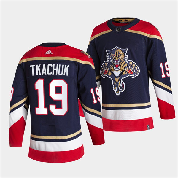  Men's Florida Panthers #19 Matthew Tkachuk adidas Navy Alternate Third Jersey 