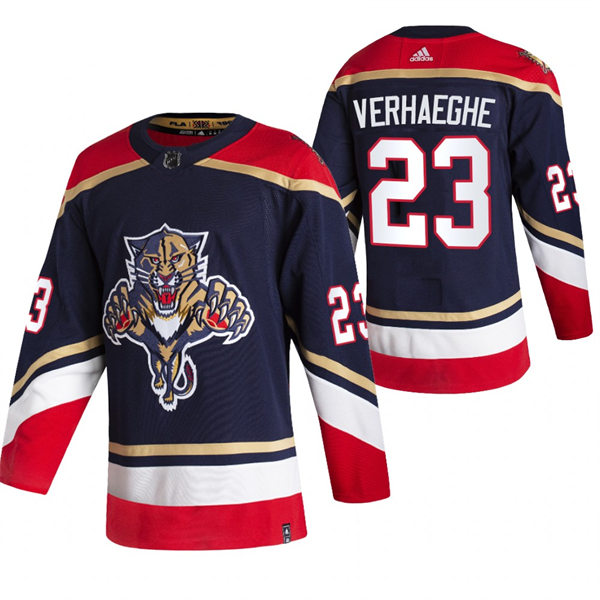  Men's Florida Panthers #23 Carter Verhaeghe adidas Navy 3RD Hockey Player Jersey 