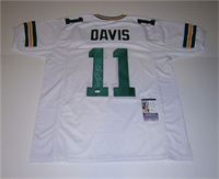  Men's Green Bay Packers #11 Trevor Davis Mitchell & Ness White Throwback Football Jersey 