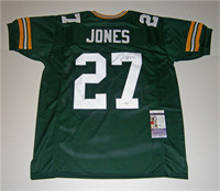  Men's Green Bay Packers #27 Josh Jones Mitchell & Ness Green Retired Player Vintage Football Jersey 