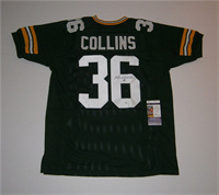  Men's Green Bay Packers #36 Nick Collins Mitchell & Ness Green Retired Player Vintage Football Jersey 