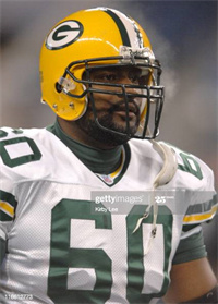  Men's Green Bay Packers #60 Rob Davis green bay packers Mitchell & Ness White Throwback Football Jersey 