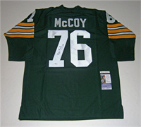  Men's Green Bay Packers #76 Mike McCoy Mitchell & Ness Green Retired Player Vintage Football Jersey 