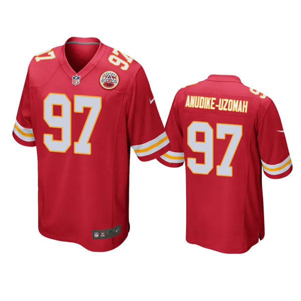  Men's Kansas City Chiefs #97 Felix Anudike-Uzomah Nike Red Vapor Untouchable Limited Jersey(1) 