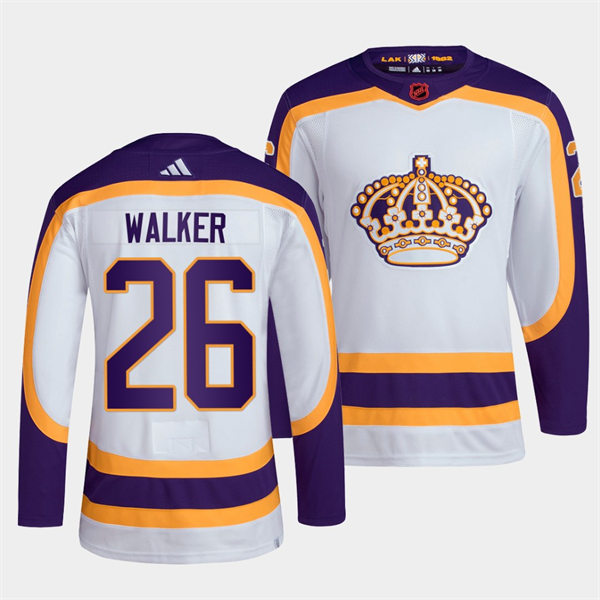  Men's Los Angeles Kings #26 Sean Walker White 2022-23 Reverse Retro 2.0 Jersey 