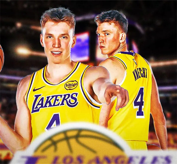  Men's Los Angeles Lakers #4 Dalton Knecht Gold Icon Edition Jersey 