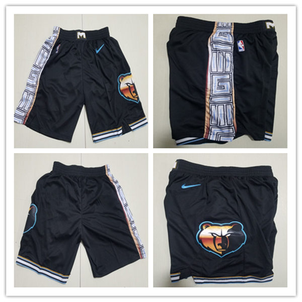  Men's Memphis Grizzlies Black Nike 2022-23 City Edition Shorts 