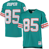  Men's Miami Dolphins Mark Duper Mitchell & Ness Aqua Retired Player Replica Jersey 