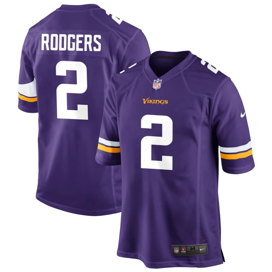  Men's Minnesota Vikings #2 Isaiah Rodgers Nike Purple F.U.S.E. Vapor Limited Jersey 