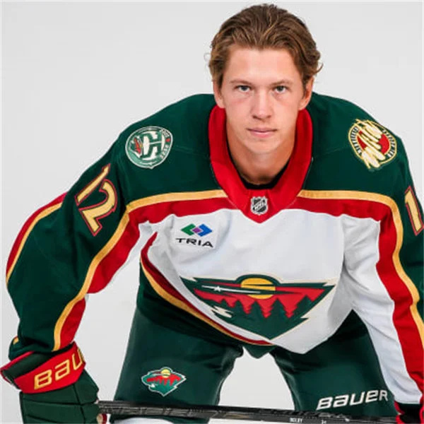  Men's Minnesota Wild #12 Matthew Boldy Fanatics White 25th Anniversary Premium Jersey 