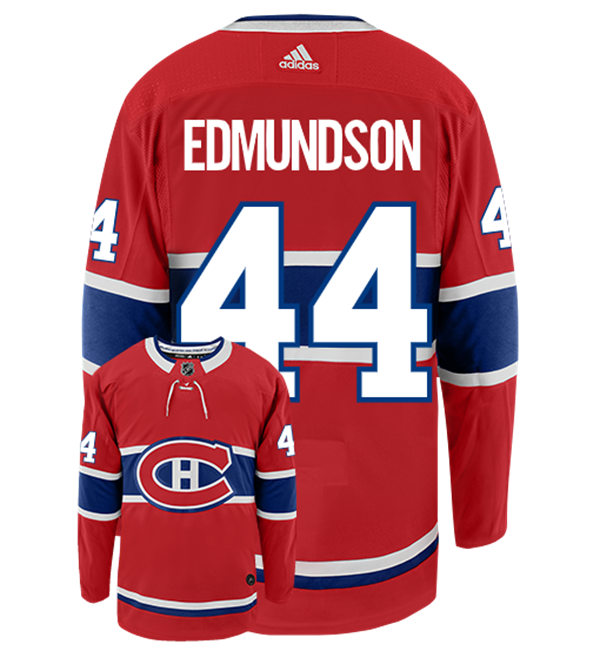  Men's Montreal Canadiens #44 Joel Edmundson Home Red Jersey 